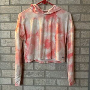 Roxy Cropped Tye Die Hoodie Size XS
